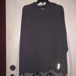 Dark gray Reebok long sleeve with hood